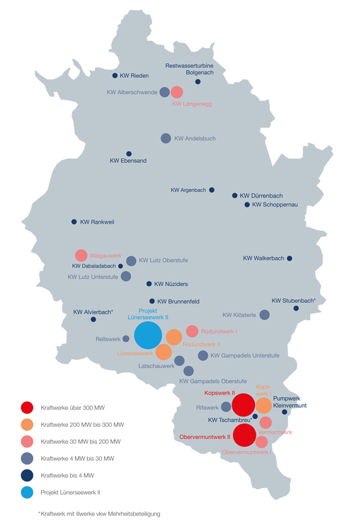 Kraftwerksanlagen der illwerke vkw